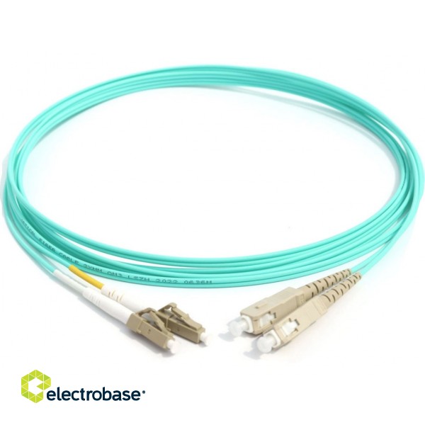 Optical patch cord, Duplex SC/LC MM  OM3