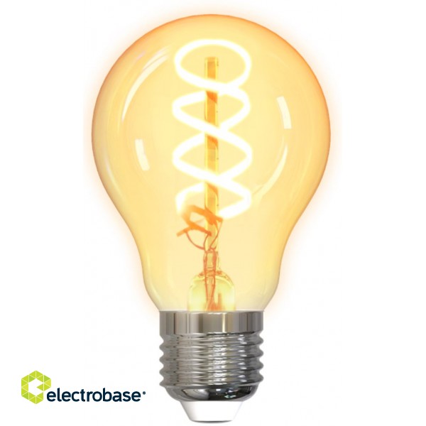 DELTACO LED Bulb Filament, E27, WIFI 2.4GHZ, 5.5W, 470LM, Dimmable, 1800K-6500K, 220-240V image 1