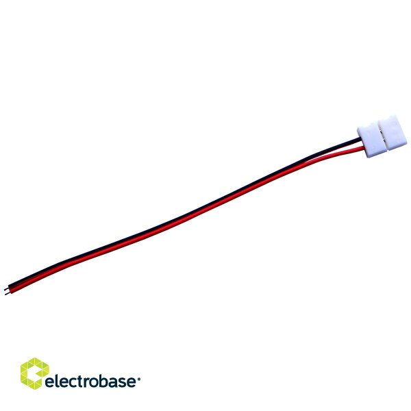 12V 14W LED Tape single-sided connector, 2 wires, 15cm