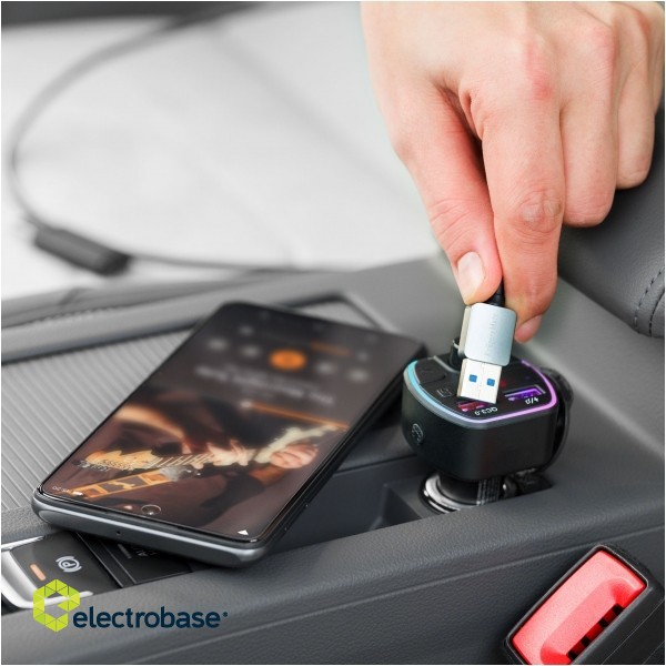 FM auto raidītājs - transmiters | Bluetooth 5.0 | USB 3
