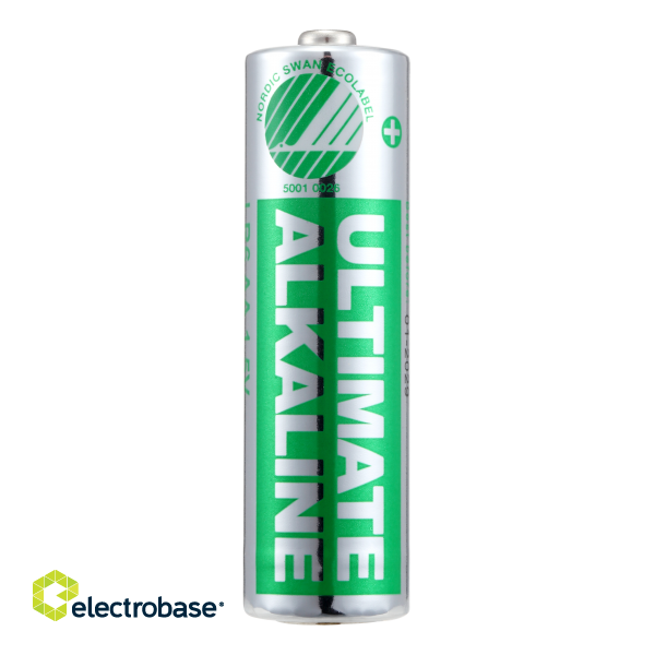 AA LR6 baterijas 1.5V Deltaco Ultimate Alkaline iepakojumā 10 gb. 4