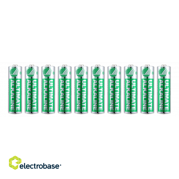 AA LR6 baterijas 1.5V Deltaco Ultimate Alkaline iepakojumā 10 gb. 2