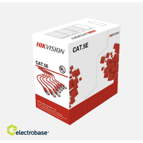 HikVision CAT5E UTP kabelis | iekštelpām | 305m