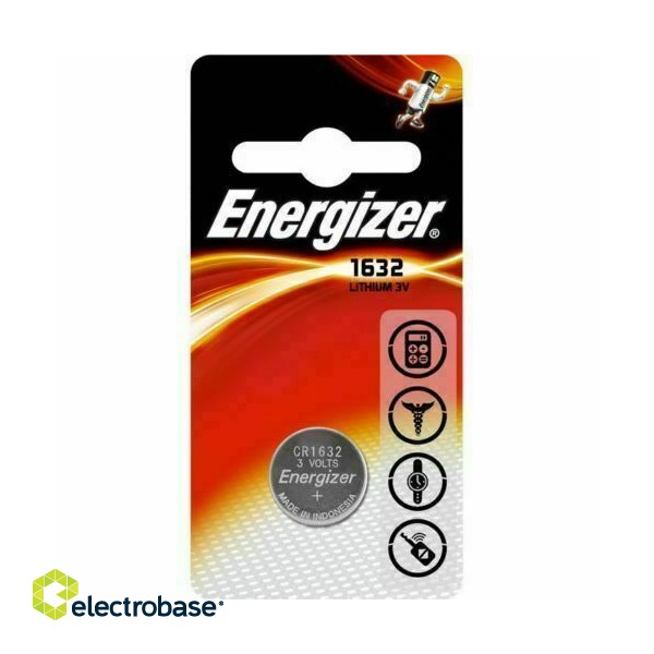 BAT1632.E1; CR1632 batteries 3V Energizer lithium 1632 in a package of 1 pc.