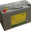 SOLAR Želejas (GEL) akumulators 12V 136Ah | 329x173x209mm | 30.9kg |  Uzlādes strāva līdz 53A