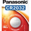 CR2032 baterijas Panasonic litija iepakojumā 1 gb.