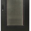 22U 19'' Grīdas komutācijas servera skapis/ 600 x 600 x 1100mm/ Perforētas durvis/ Melns/ Nesalikts