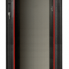42U 19'' Grīdas komutācijas servera skapis/ 600 x 600 x 2055mm/ Stikla durvis/ Melns/ Nesalikts