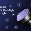UV Flashlight Superfire UV06, 395NM Ultravioletās gaismas lukturis