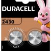 CR2430 baterijas 3V Duracell litija DL2430 iepakojumā 2 gb.