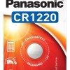 CR1220 baterija 3V Panasonic litija CR1220 iepakojumā 1 gb.