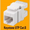 Keystone modulis CAT6 UTP lieto ar SS-1xRJ45-PR vai SS-2xRJ45-PR 2