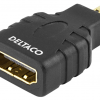 HDMI - micro HDMI adapter DELTACO 4K UHD 30Hz, black / HDMI-24-K / R00100027