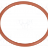 O-ring gasket; VMQ; Thk: 2mm; ¨int: 29mm; M32; red; -60÷250°C