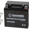 Akumulators motocikliem 12V 6Ah  | mtx5l-bs | Starta strāva 130A | Moretti MOTO