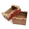 Gofrētā kartona kastes 370x275x130mm, brūnas, iepakojumā 20gab.