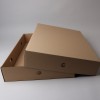 Gofrētā kartona kastītes 565x365x92mm ar vāku, brūnas