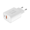 30W GaN lādētājs USB-C, USB-A , Power Delivery 3.0 + Quick Charge 3.0 2