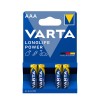 VARTA Longlife Power Alkaline Battery AAA (1,5V) B4
