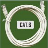 Komutācijas savienojuma kabelis datortīklam CAT6 | Patch Cord | electrobase.lv