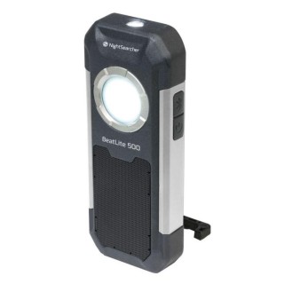 NIGHTSEARCHER BEATLITE Rechargeable Worklight-500lm &amp; Bluetooth Speaker