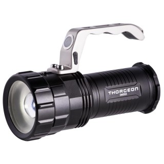 LED Flashlight 10W 800Lm IP44 (165x110x75mm) + 18650 Accumulator 1x2300mAh lukturis