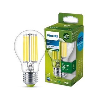 Philips LED 4W (60W) A60 E27 4000K Clear spuldze 840lm 8719514343801
