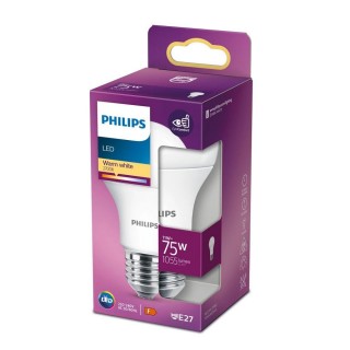 Philips LED 11W (75W) A60 E27 2700K matēta spuldze 1055lm  8718699769727
