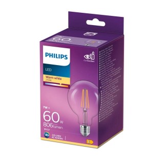 Philips LED classic 7W (60W) G93 E27 2700K Clear spuldze 806lm