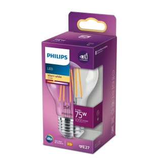Philips LED classic 8.5W (75W) E27 2700K A60 spuldze 8718699762995