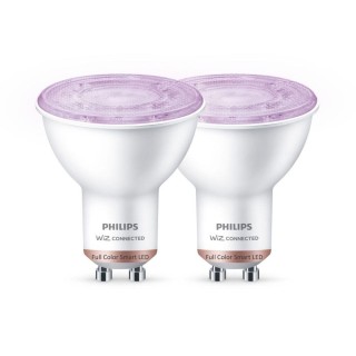 Wiz Philips 50W GU10 2200K-6500K+RGB spuldzes 2 gab. 8719514372689