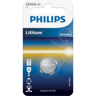 Philips Minicells pogveida baterija CR1616 1 gb 8711500858276