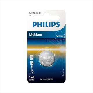 Philips Minicells pogveida baterija CR2025 1 gb 8711500802729