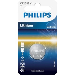 Philips Minicells pogveida baterija CR2032 1 gb 8711500829894