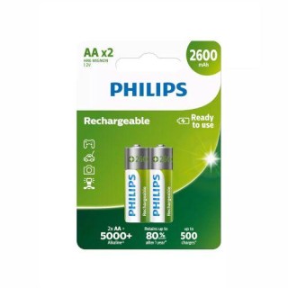 Philips uzlādējamā baterija AA 2600 mAh 2 gb
