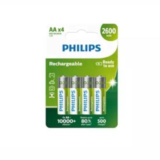 Philips uzlādējamā baterija AA 2600 mAh 4 gb