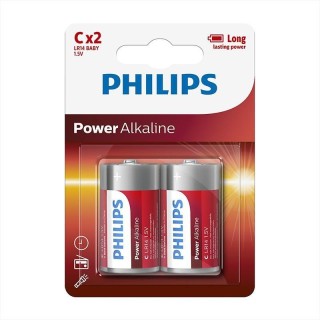 Philips Power Alkaline LR14P2B C baterija 2 gb 8712581549985
