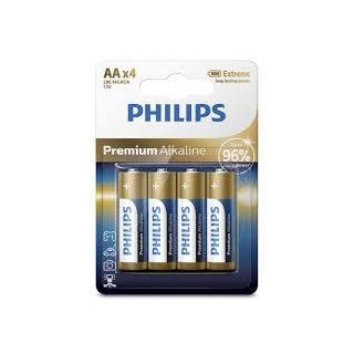 Philips Premium Alkaline LR6M4B AA baterija 4gb 4895185609768