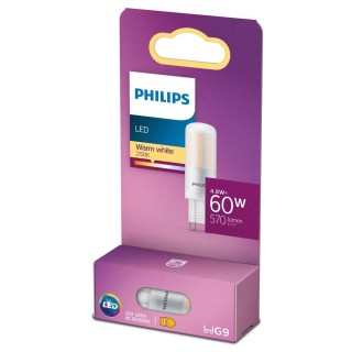 Philips LED 4.8W (60W) G9 2700K spuldze 570lm