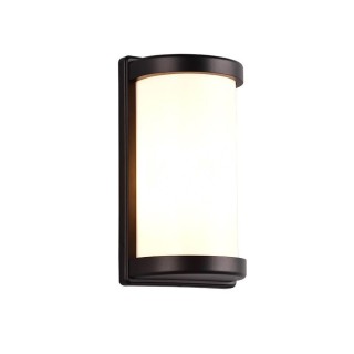 Trio-Lighting OUTDOOR Puelo E27 matt black sienas lampa