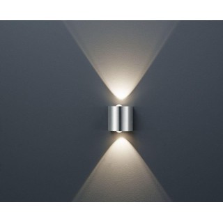 Trio-Lighting Wales LED  brushed steel sienas lampa