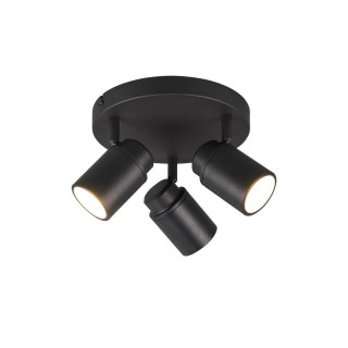 Trio-Lighting Angelo H2O 3-pc GU10 matt black virziena gaismeklis