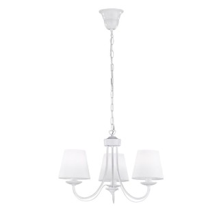 Trio-Lighting Cortez chandelier 3-pc E14 matt white lustra