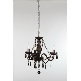 Trio-Lighting Luster chandelier 3-pc E14 black lustra