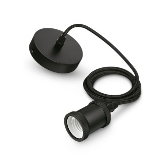 PHILIPS CORD/modern/E27/black 1CT EU RF  iekaramās lampas turētājs 8718696167762