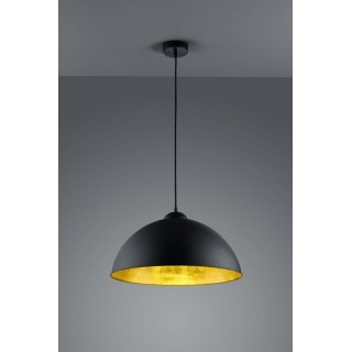 Trio-Lighting Romino II  E27 matt black/gold piekaramā lampa