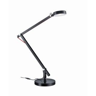 TRIO-Lighting Amsterdam LED table lamp clip black gaismeklis