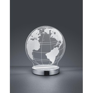 TRIO-Lighting Globe LED table lamp chrome gaismeklis