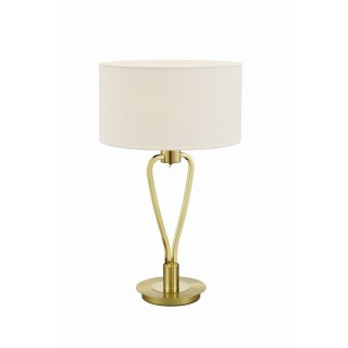 TRIO-Lighting Paris II table lamp E27 matt brass gaismeklis