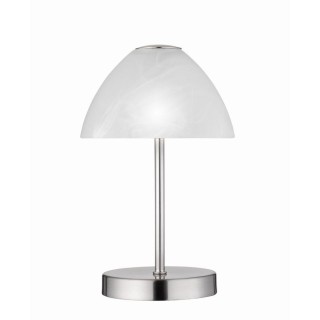 TRIO-Lighting Queen LED table lamp brushed steel gaismeklis